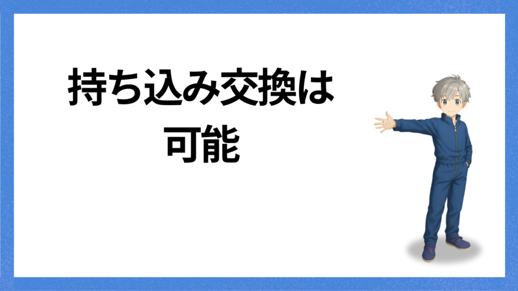 見出し：持ち込みは可能