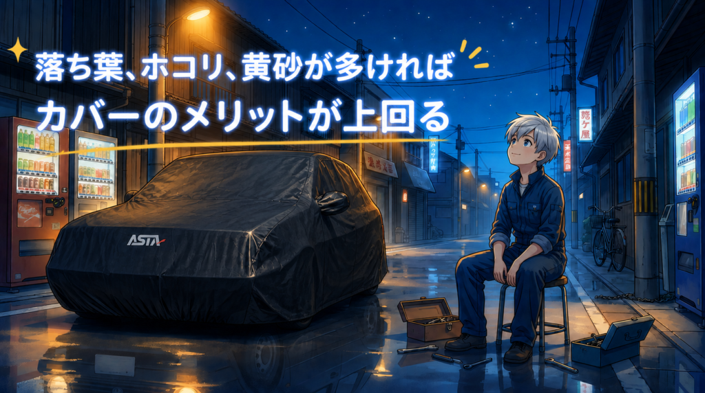 見出し:カバーのメリット