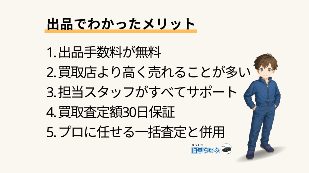カババ出品のメリット