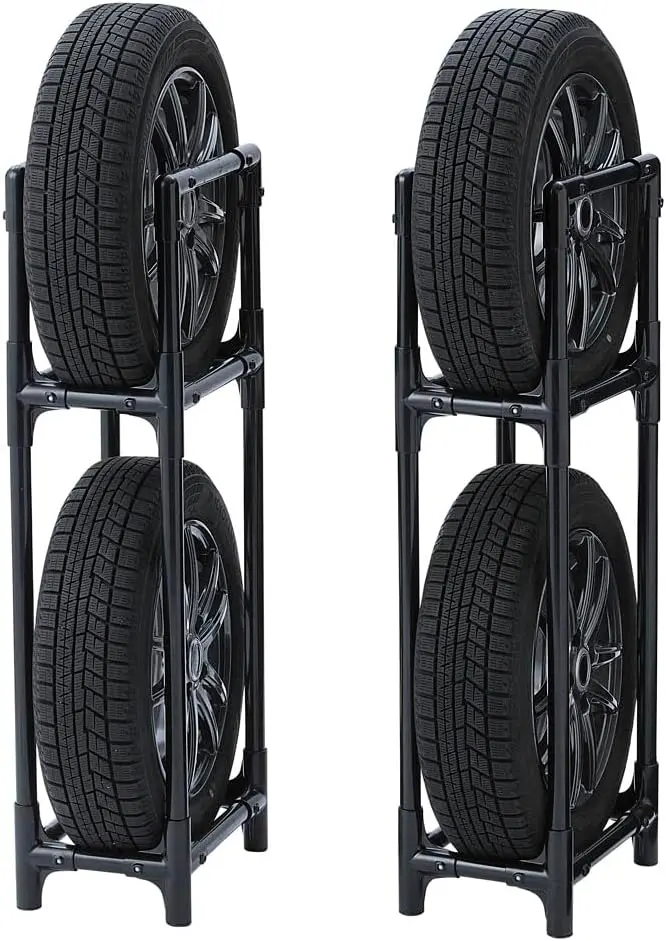 スタッドレス　18インチ ブラック ホイール タイヤ4本セット 屋根下ラック保管 2025，新作登場】 スタッドレス 18インチ ブラック ホイール タイヤ4本