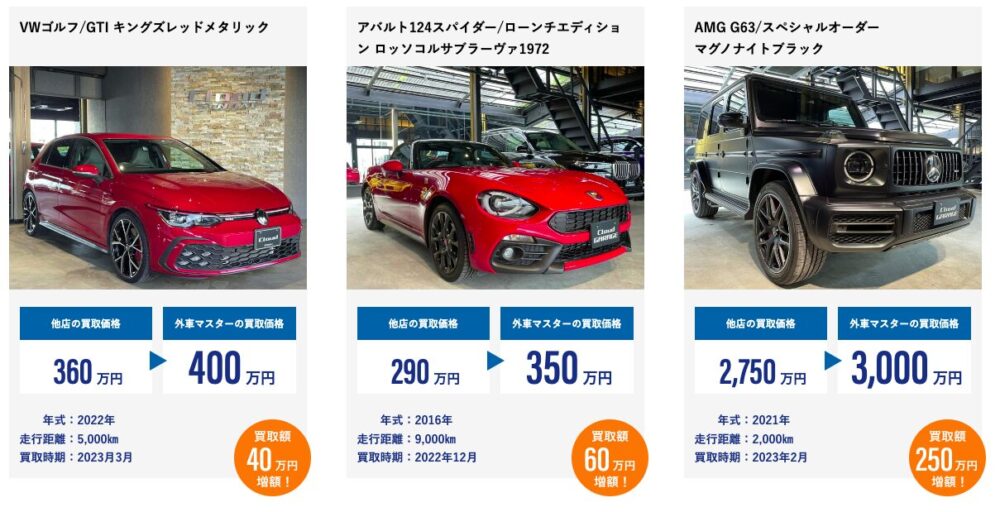 【外車マスター買取事例】