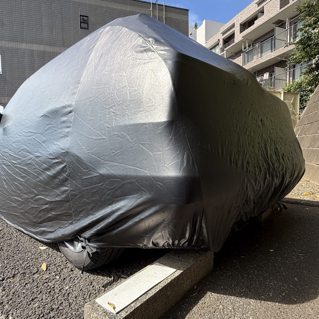 リアバンパーにも引っ掛ける