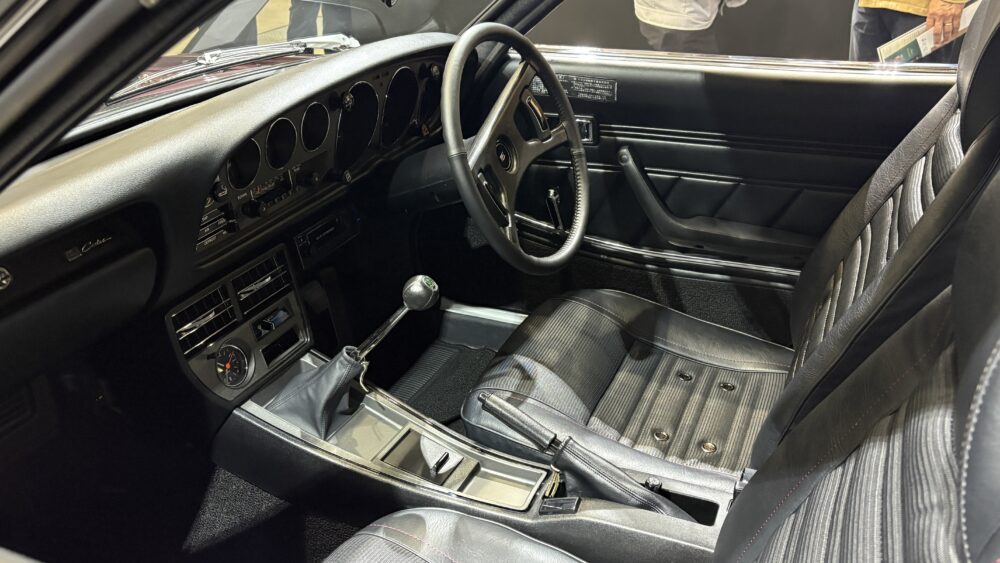 トヨタセリカ1600GTのインテリア