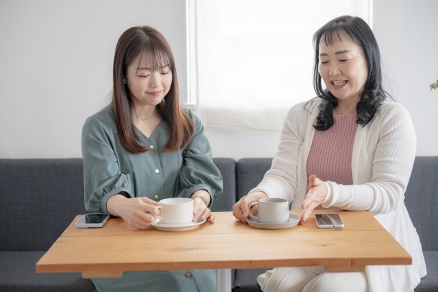 相談中の女性